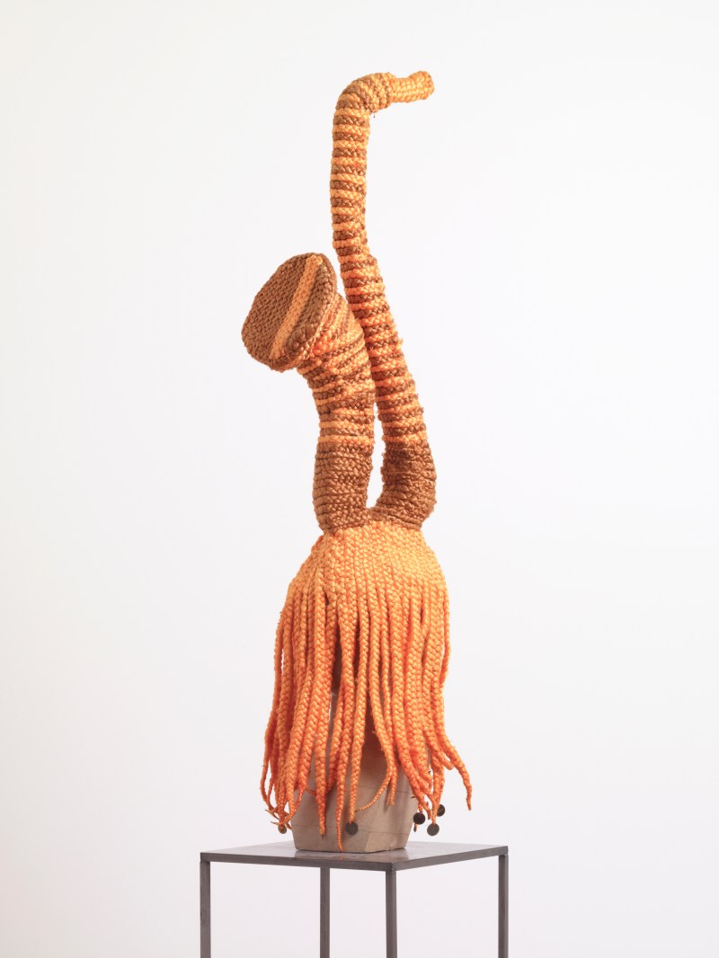 Meschac Gaba Perruque MAVA Fela Kuti (124 x 20 x 26 cm)