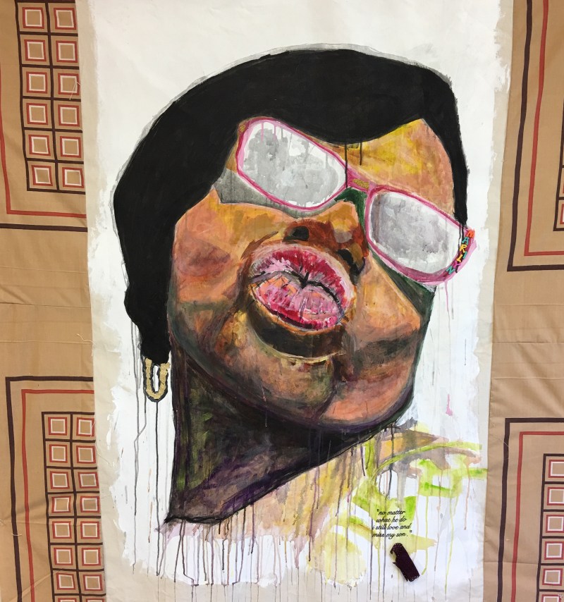 tameka-jenean-norris-marilyn-no-matter-what-he-do-work-in-progress-2016-fabric-canvas-acrylic-paint-thread-55-x-50-in-courtesy-the-artist-and-ronchini-gallery